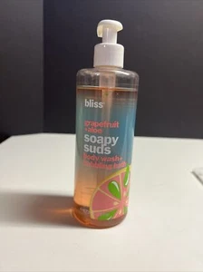 Bliss Soapy Suds Duschgel + Sprudelbad "Grapefruit & Aloe" 16 Unzen NEU! - Bild 1 von 2
