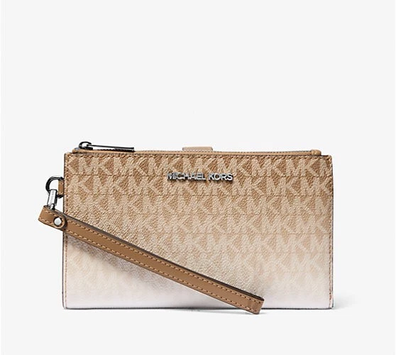 Michael Kors MK Jet Set Travel Double Zip Phone Wristlet Wallet  - Image 1 of 1