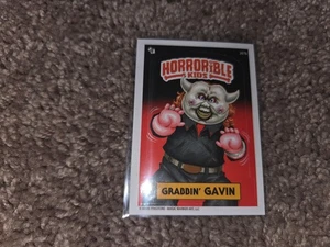692: Horrorible Kids Serie 7 Grabbin' GAVIN #207b GPK, Cubo de Basura Niños - Imagen 1 de 5