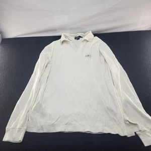 Ralph Lauren Hombre Polo Vintage Blanco Suéter Talla XLarge 206 - Imagen 1 de 6