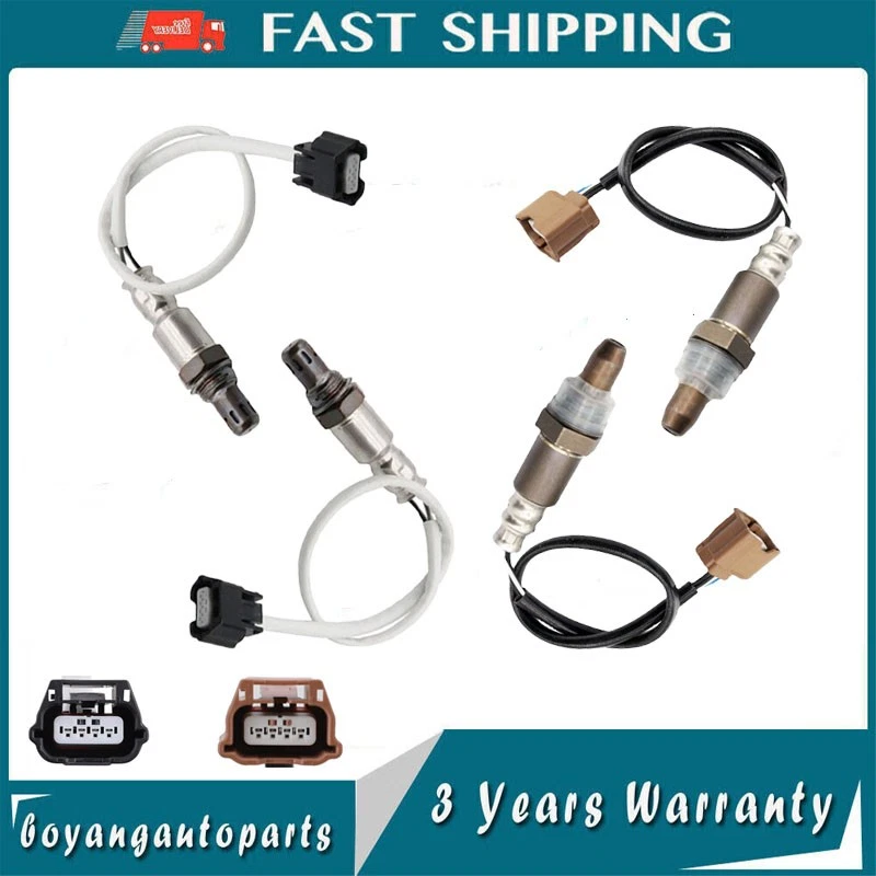 4x Sensor de oxígeno aguas arriba + abajo para Nissan Pathfinder 2013-14 Infiniti QX60 2014 Foto 1 de 4