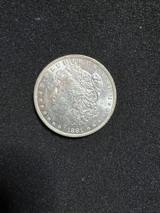 1881-O MORGAN SILBER DOLLAR BRILLANT UND BANKFRISCH - Bild 1 von 6