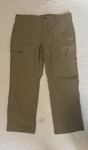 Eddie Bauer Rainier Fleece gefütterte Herren Hose hellbraun Farbe Größe 38x29 - Bild 1 von 6