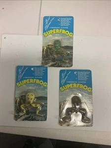 3 Diff Vintage Bill Plummer’s Super Frog Fishing Topwater Lure ( 1 Lot 1 Price) - Picture 1 of 5