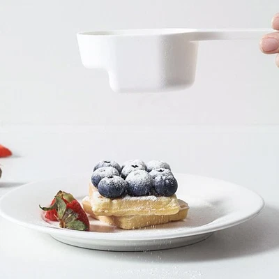 2 pezzi cucchiai di plastica cucchiai in polvere irrigatori di farina (bianco) - Immagine 1 di 4