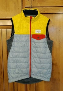 Cafe du Cycliste Cote d'Azur Men's Thermal Cycling Gilet Vest Full Zip Large - Picture 1 of 11