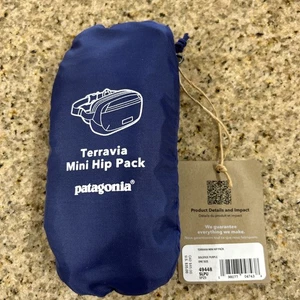 Patagonia terravia mini hip pack solstizio viola - nuovo con etichette spedizione gratuita - Foto 1 di 6