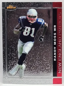 2007 Topps Finest Randy Moss HOF Base Card (New England Patriots) #78 - Picture 1 of 2