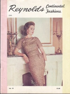 Reynolds Continental Fashions V25 istruzioni per maglieria abbigliamento donna 1960 - Foto 1 di 1