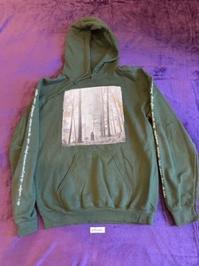 TAYLOR SWIFT FOLKLORE FELPA CON CAPPUCCIO verde salvia album cover unisex taglia S oversize - Foto 1 di 6