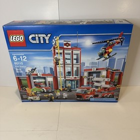 LEGO CITY Fire Station 60110 RETIRED SET LEGOs Set Firemen New Sealed In Box