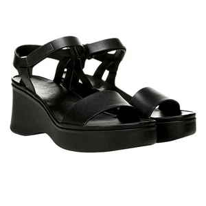 New Naturalizer GenN-Roam Black Platform Wedge Sandals Size 8 - Picture 1 of 11