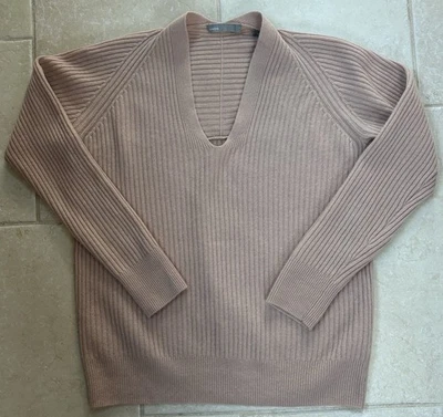 Suéteres Vince para mujer de lana/cachemira color rosa polvoriento talla M Foto 1 de 4