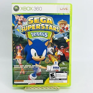 XBOX 360 XBOX LIVE ARCADE SEGA SUPERSTARS TENNIS-SONIC-SPORTS-CIB-TESTED WORKS - Picture 1 of 6