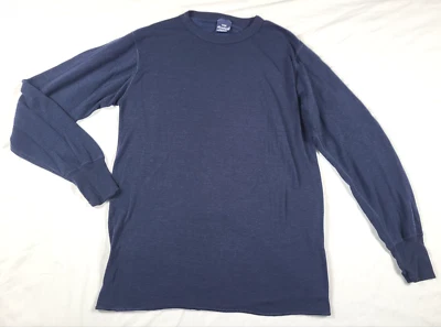 Camisa Duofold Para Hombre Grande Azul Manga Larga Capa Base Mezcla Lana Exterior EE. UU. Foto 1 de 4