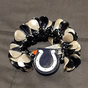 Pulsera Cuentas Deportivas de Fútbol Baloncesto Color Espiritual INDIANAPOLIS COLTS - Imagen 1 de 6
