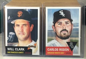 2021 TOPPS LIVING SET WEEK 20 #415 WILL CLARK GIANTS #416 CARLOS RODON WHITE SOX - Picture 1 of 2