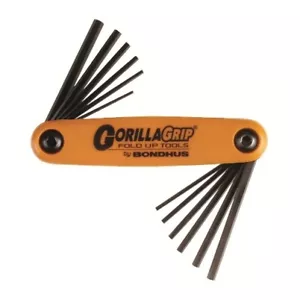 Hex Key Gorilla Grip Set - 5/64" to 5/32" & 1.50 mm to 5 mm (12 Keys) - Picture 1 of 1