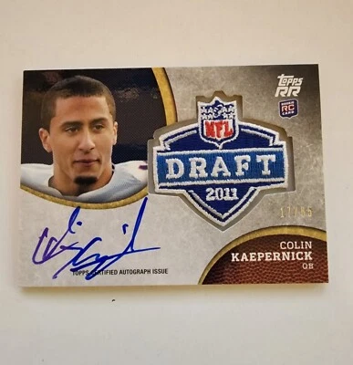 2011 TOPPS RISING ROOKIES COLIN KAEPERNICK RPA /65 RAP-CK 49ERS NFL - Image 1 of 2