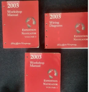2003 LINCOLN NAVIGATOR & FORD EXPEDITION Shop Workshop Repair Service Manual Set - Picture 1 of 2