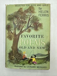 Vintage 1957 Favorite Poems Old And New By Helen Ferris Hardcover Dust Jacket - Bild 1 von 10