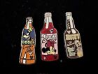 Disney Pin Soda Bottle Series - Minnie " Cherry Soda" Goofy ?Orange? Pluto ?Rb?