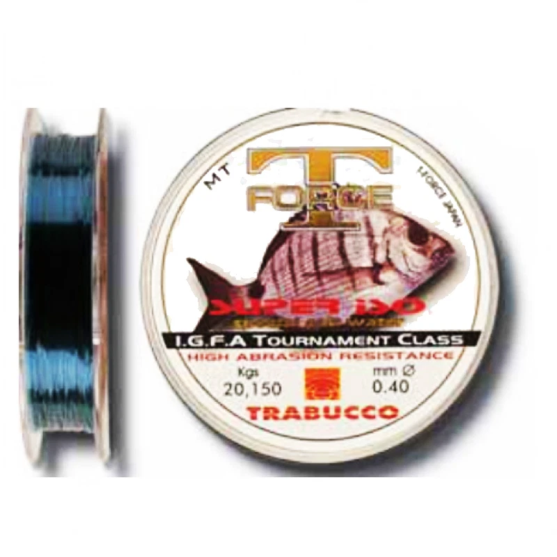 FILO TRABUCCO SUPER ISO 500 M PESCA MARE RESISTENTE BLU MONOFILO - Immagine 1 di 1