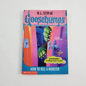 Goosebumps Book #46 How to Kill a Monster 1st Edition 1996 R.L. Stine - Imagen 1 de 7