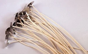 🕯️51-32-18 Baumwollkern USA Kerzendochte - 8" Tab & Prime - Frauen im Besitz von Veteranen - Bild 1 von 1