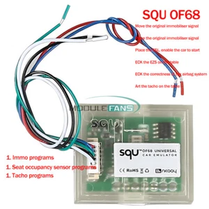 Universal SQU OF68 Car Emulator Diagnostic Supports IMMO/Seat Occupancy Sensor - Picture 1 of 8
