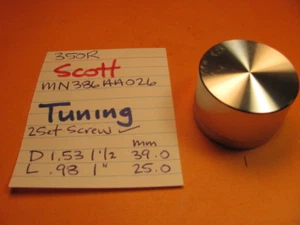 📈HH SCOTT MN386AA026 TUNING KNOB 350R 370R 390R STEREO RECEIVER - Picture 1 of 4
