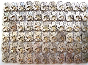 Lot 53 vintage ladies watch movements LUCH 14x18 mm. Steampunk Art or repair DIY - Picture 1 of 7