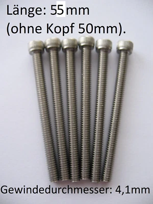 "NEU" Set 6 Zollschrauben für 3" Auspuff  KESSTECH / KESS-TECH "NEU" - Bild 1 von 2