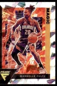 2020-21 Panini Flux Silver Cracked Ice Prizm #129 Markelle Fultz Magic