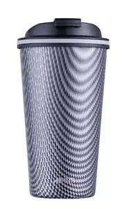 AVANTI GO CUP DOUBLE WALL STAINLESS STEEL INSULATED DRINK MUG CARBON 355 ML - Picture 1 of 2
