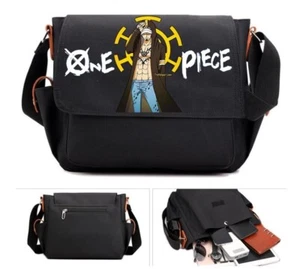 One Piece Law Anime Schultertasche Umhängetasche shoulder bag Tragtasche Nylon - Picture 1 of 8