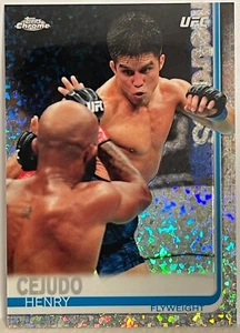 HENRY CEJUDO 2019 TOPPS UFC CHROME DIAMOND REFRACTOR HOT BOX INSERT CARD #48 - Picture 1 of 3