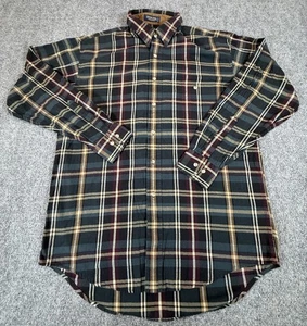Enro Traditions Shirt Mens Medium Plaid Button Down Long Sleeve English Twill - Picture 1 of 12