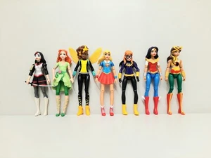 DC Superhero Girls Action Figures x7 Bundle Job Lot - Picture 1 of 3