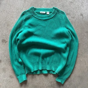 Vintage smaragdgrüner Baumwoll-Fischerpullover - Marke Medium Brian Macneil - Bild 1 von 4