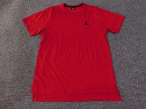 Jordan Shirt Mens 2XL Red Jumpman Logo Tee Crewneck Short Sleeve Basketball - Picture 1 of 14