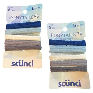Scuncie No damage Ponytailers Holders 2 Sets - 5 piece Per set - Picture 1 of 3