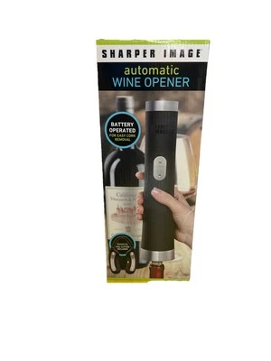 Abridor automático de botellas de vino Sharper Image cortador de láminas extra a batería  Foto 1 de 4