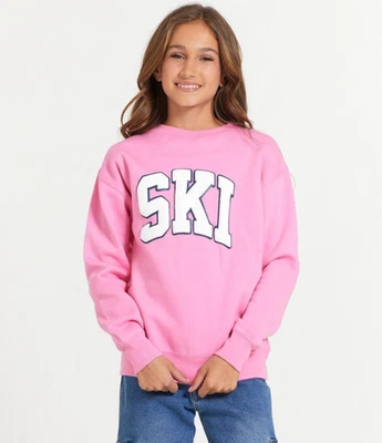 Vintage Havana Ski Puff Print Oversized Crewneck Sweatshirt Size M (10-12) - Imagem 1 de 4