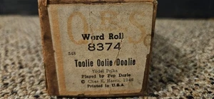 Lettore QRS pianoforte roll Toolie Oolie Doolie 8374 - Foto 1 di 3