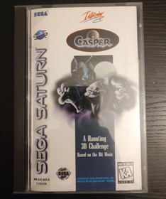 Casper: A Haunting 3D Challenge Sega Saturn CIB, Manual/Registration included!