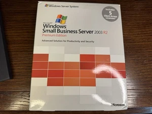 NEUF Microsoft Windows Server 2003 R2 Standard 5 CAL BOÎTE SCELLÉE AU DÉTAIL - Photo 1/10