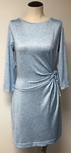 VESTIDO VINEYARD VINES SANKATY CORBATA LATERAL AZUL JAKE LIGERO MANGA 3/4 NUEVO CON ETIQUETAS - M - Imagen 1 de 7