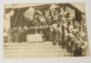 z830 AK Campobasso Stadt Eröffnung der Büste in Garibaldi - Bild 1 von 2