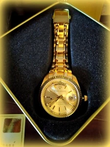 Orologio YVES CAMANI YAARDS GOLD YC1024-A placcato oro datejust x parti ricambio - Foto 1 di 5